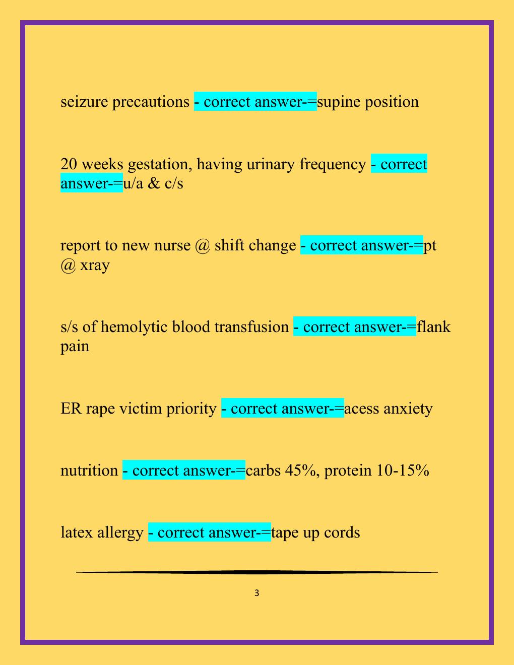 Preview page 3 of ATI RN COMPREHENSIVE EXIT EXAM