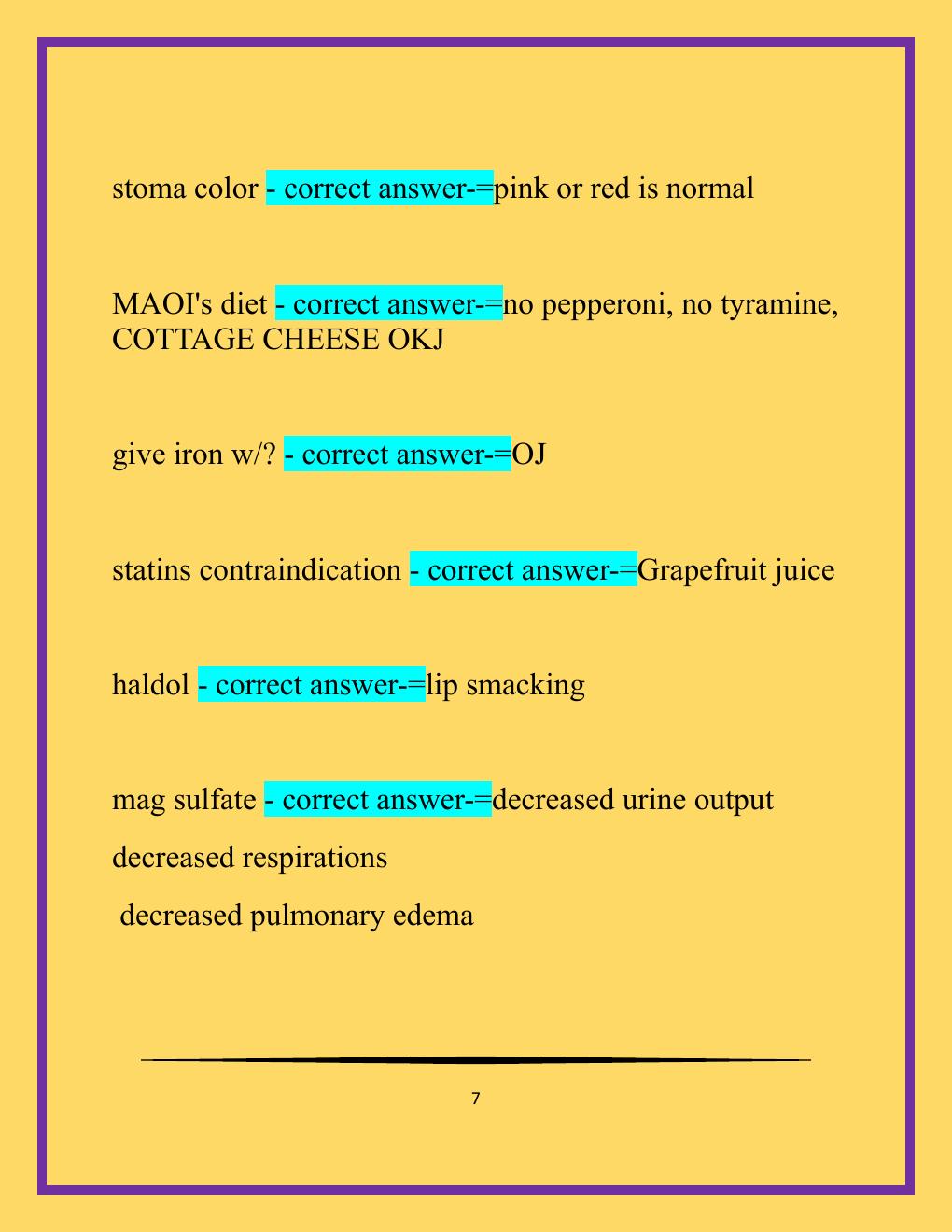 Preview page 7 of ATI RN COMPREHENSIVE EXIT EXAM