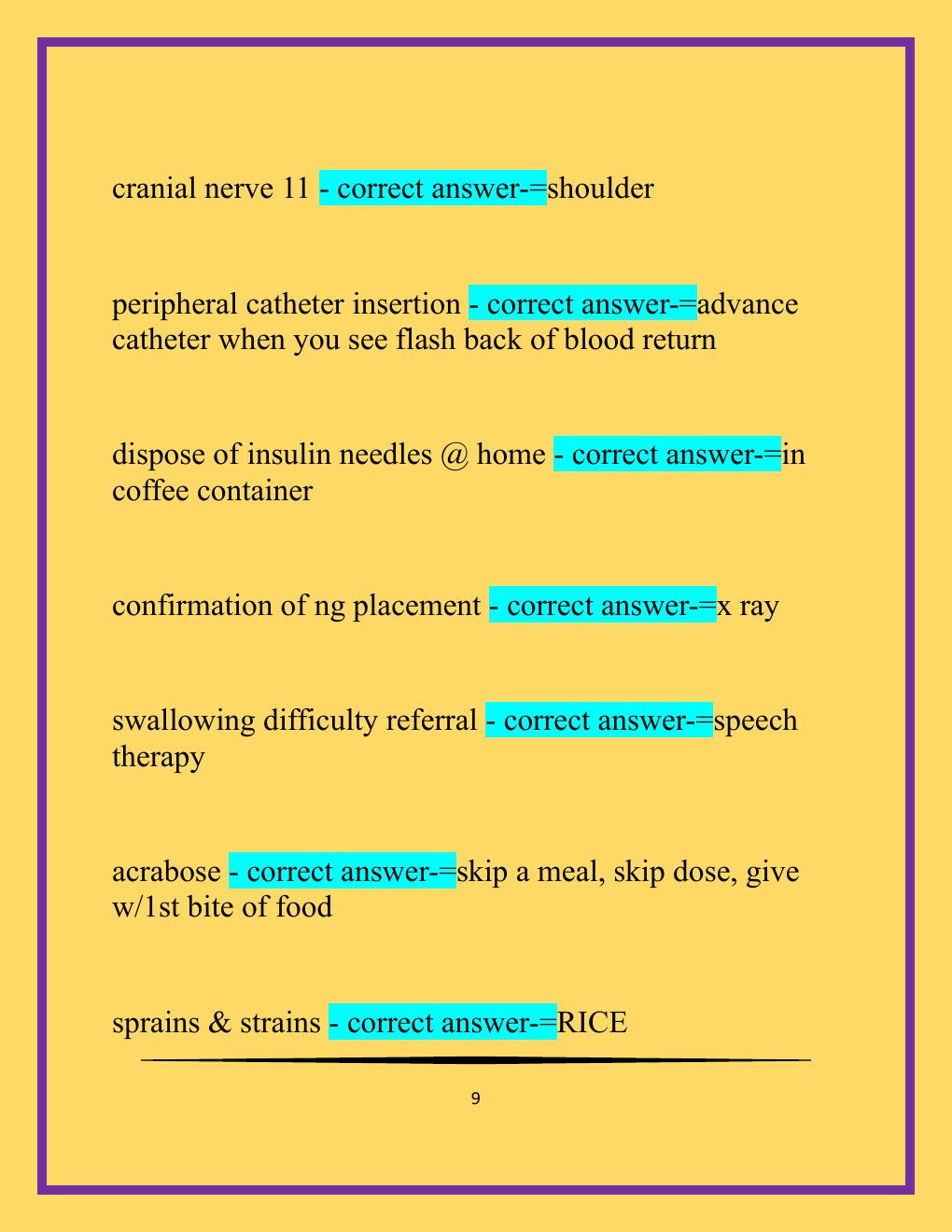 Preview page 9 of ATI RN COMPREHENSIVE EXIT EXAM