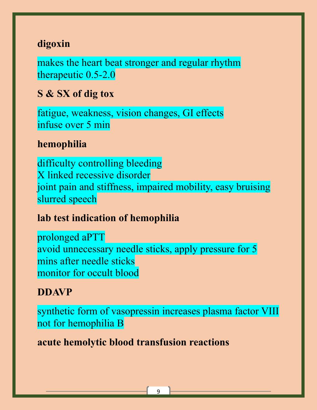 Preview page 9 of ATI Comprehensive Predictor