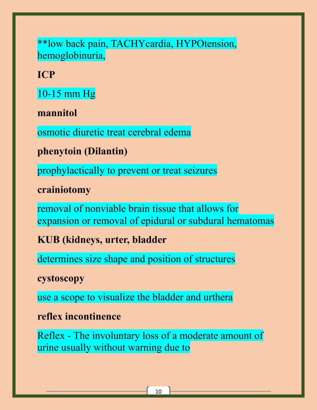 Preview page 10 of ATI Comprehensive Predictor
