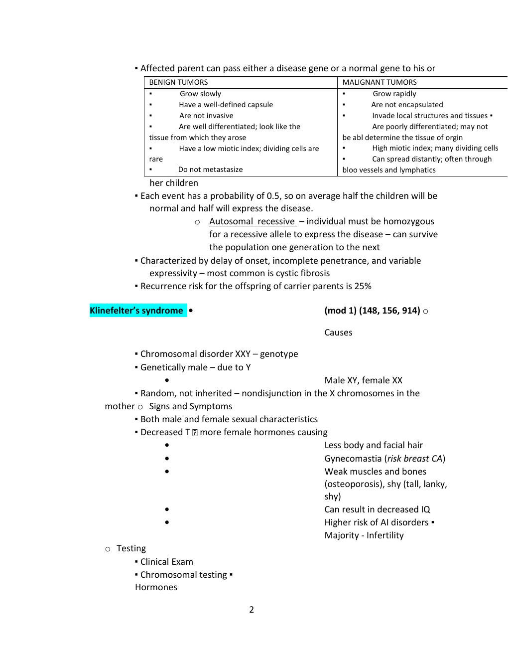 Preview page 2 of NUR 631 MIDTERM STUDY GUIDE