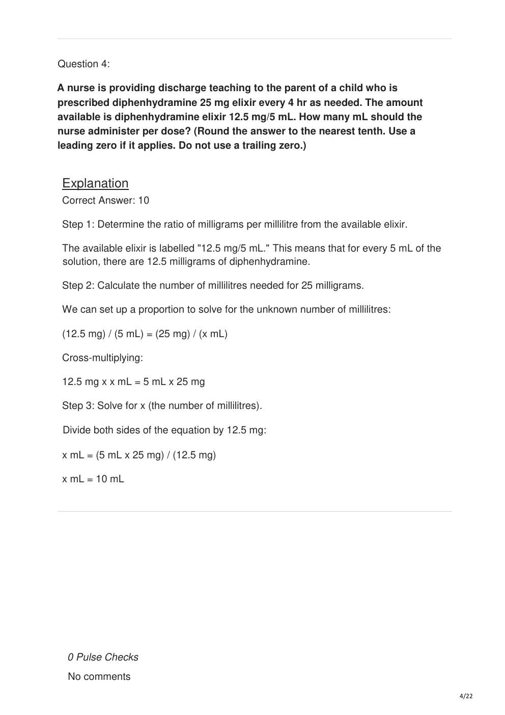 Preview page 4 of Ati dosage calculation mce proctored fall Questions With Correct Answers