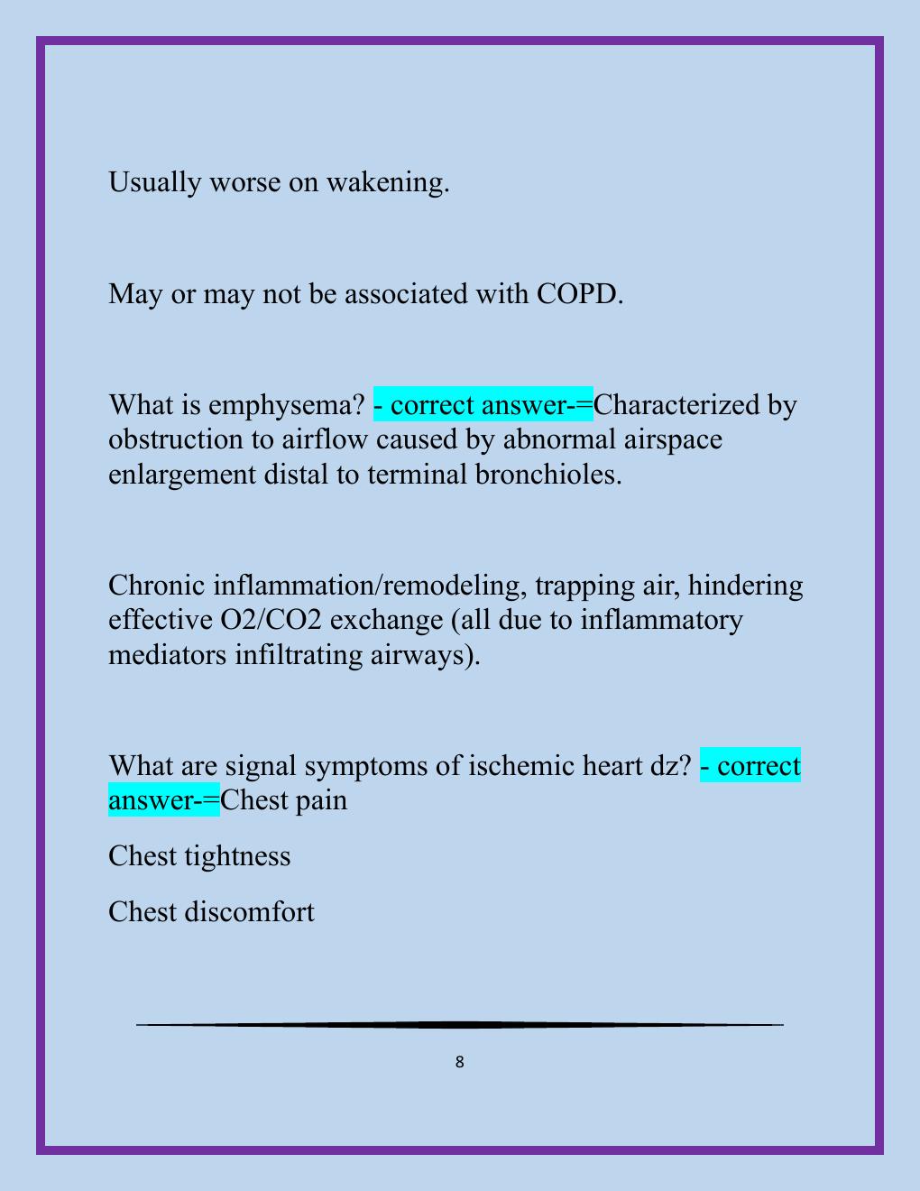 Preview page 8 of NR 601 MIDTERM EXAM QUESTIONS WITH CORRECT ANSWERS