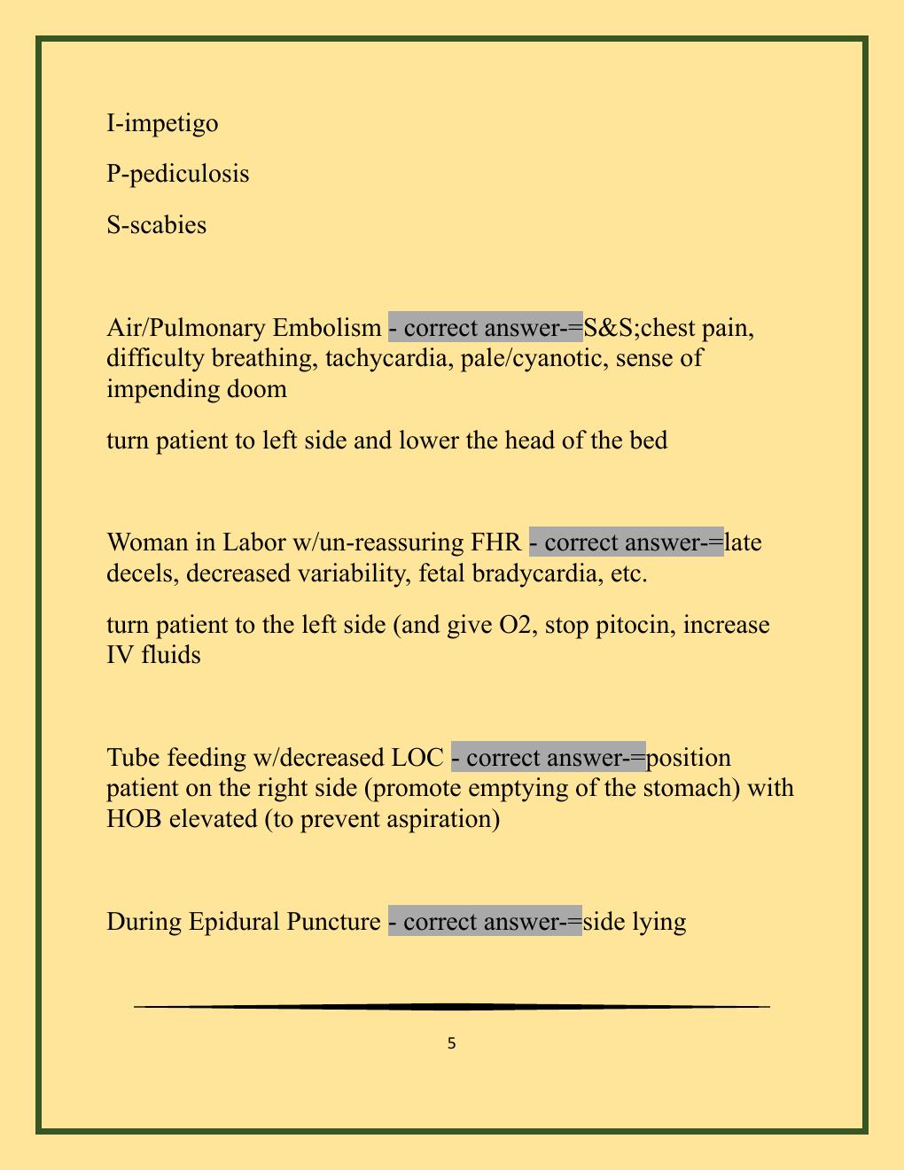 Preview page 5 of NCLEX Midterm Exam with Well Updated