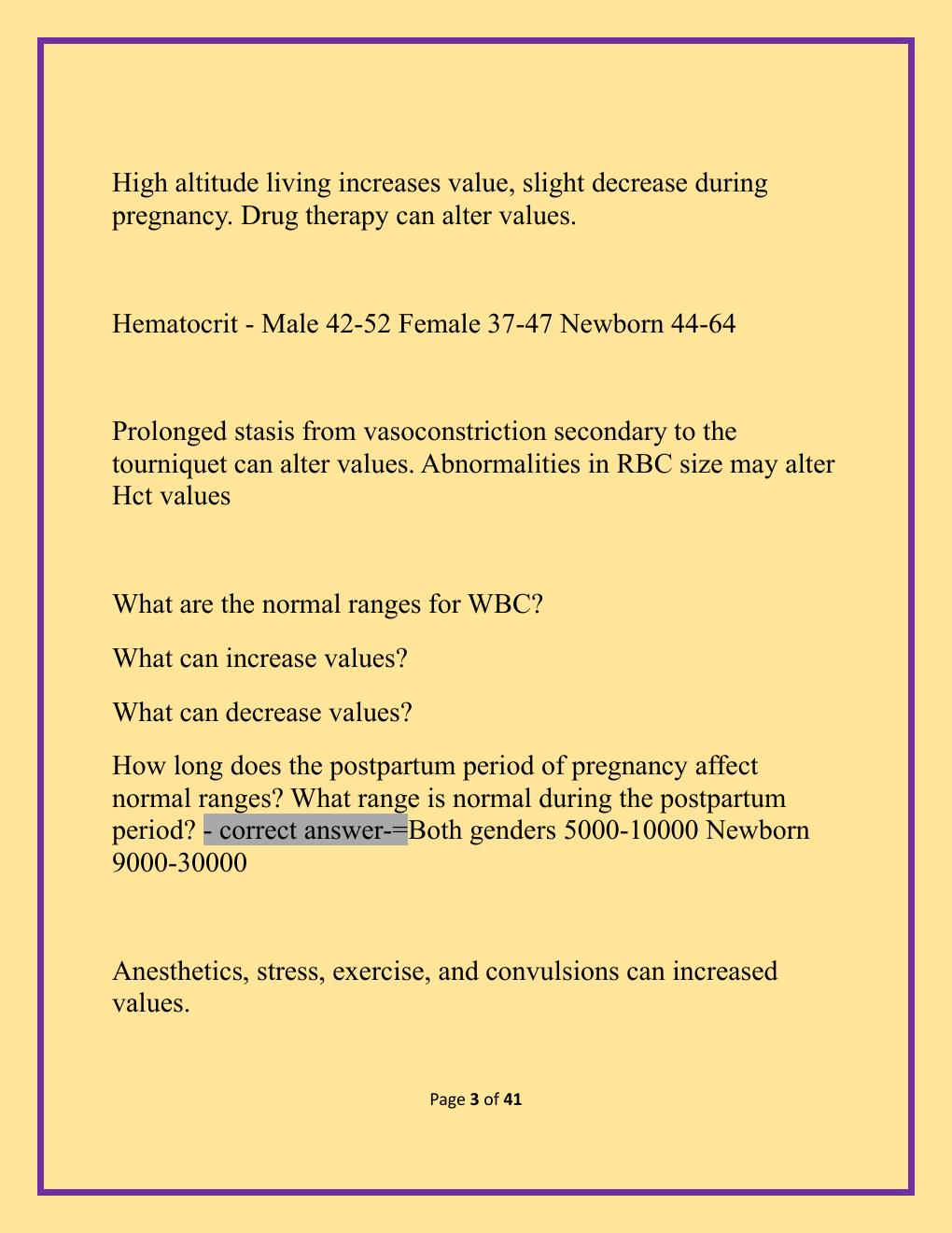 Preview page 3 of NCLEX Midterm Exam with W