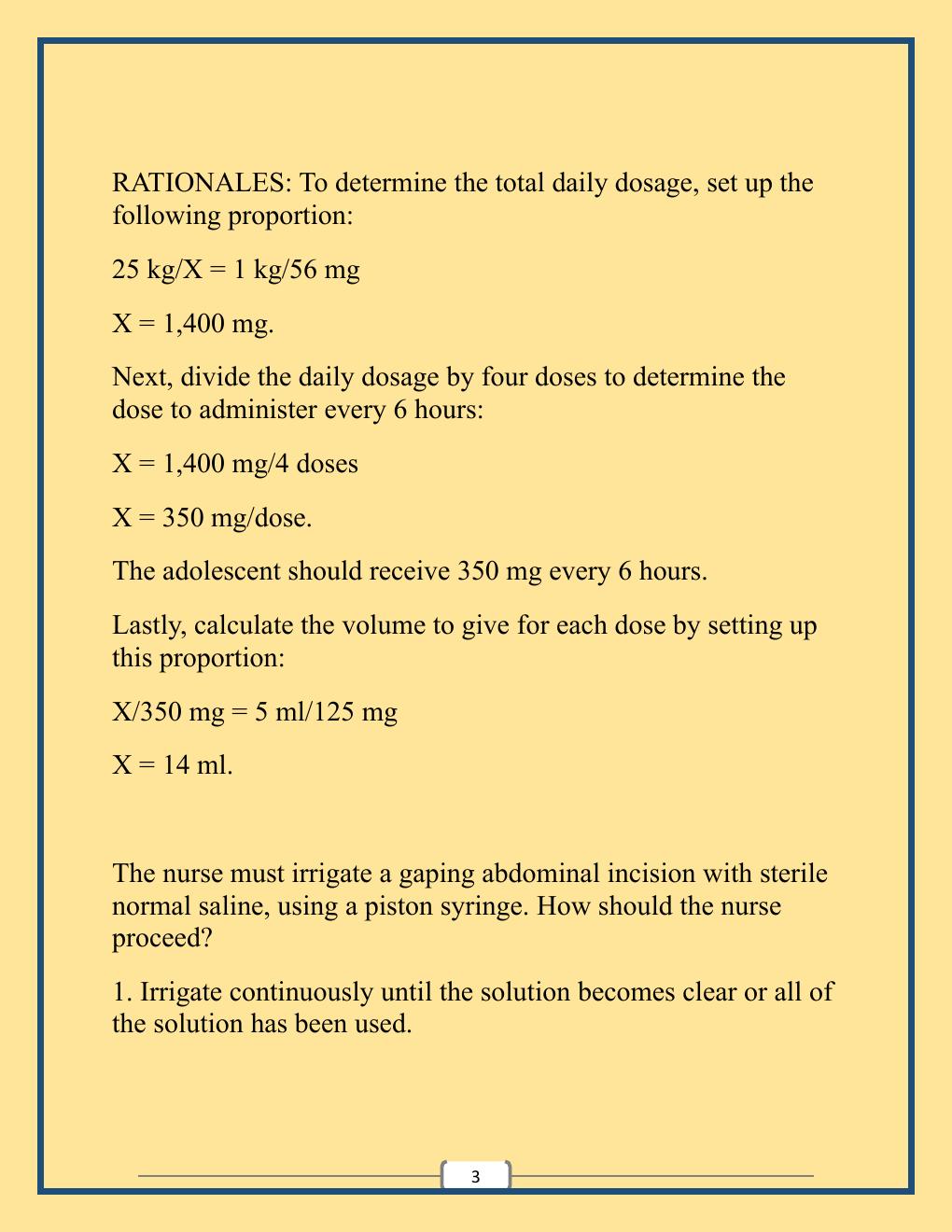 Preview page 3 of NCLEX Midterm Exam with Well Updated Questions and Verified