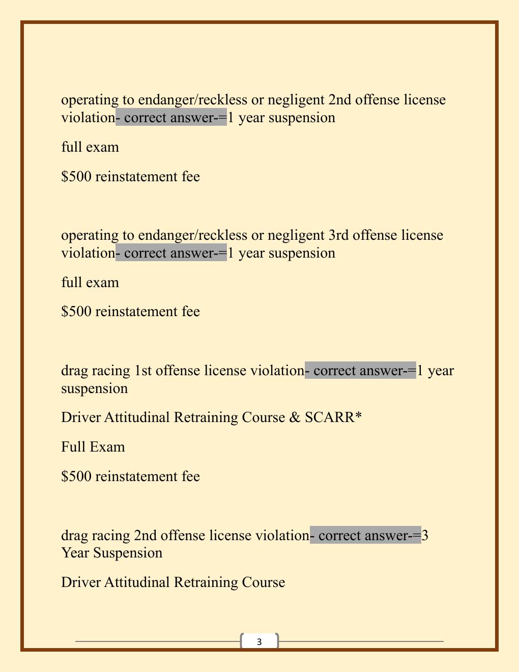 Preview page 3 of MA JOL license and permit violations