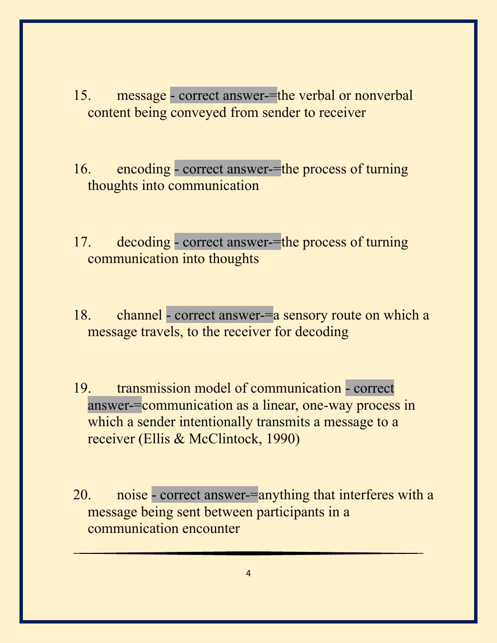 Preview page 4 of COM 100 Communication History, Forms,  Models & Principles Midterm Exam with Well  Updated Questions and Verified Answer
