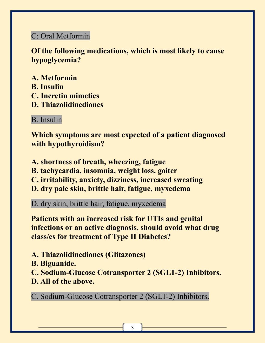 Preview page 3 of 1  NR 565 - advanced pharmacology FINAL -  Chamberlain Practice EXAM Latest Updated  Exam