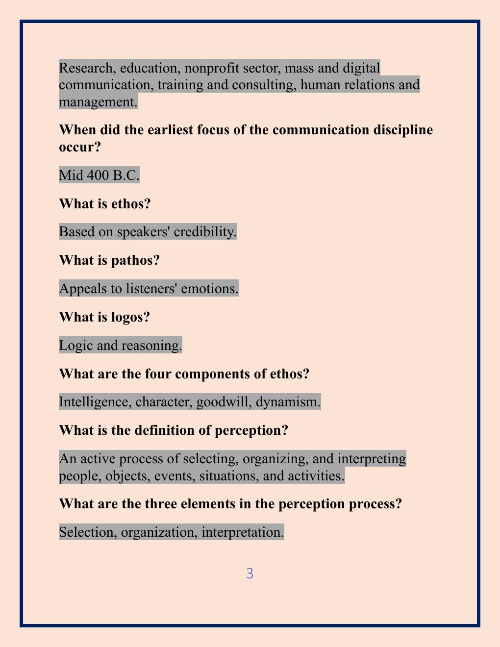 Preview page 3 of COM 100: Key Concepts in Communication,  Perception, Identity & Public Speaking Midterm  Exam with Well Updated Question