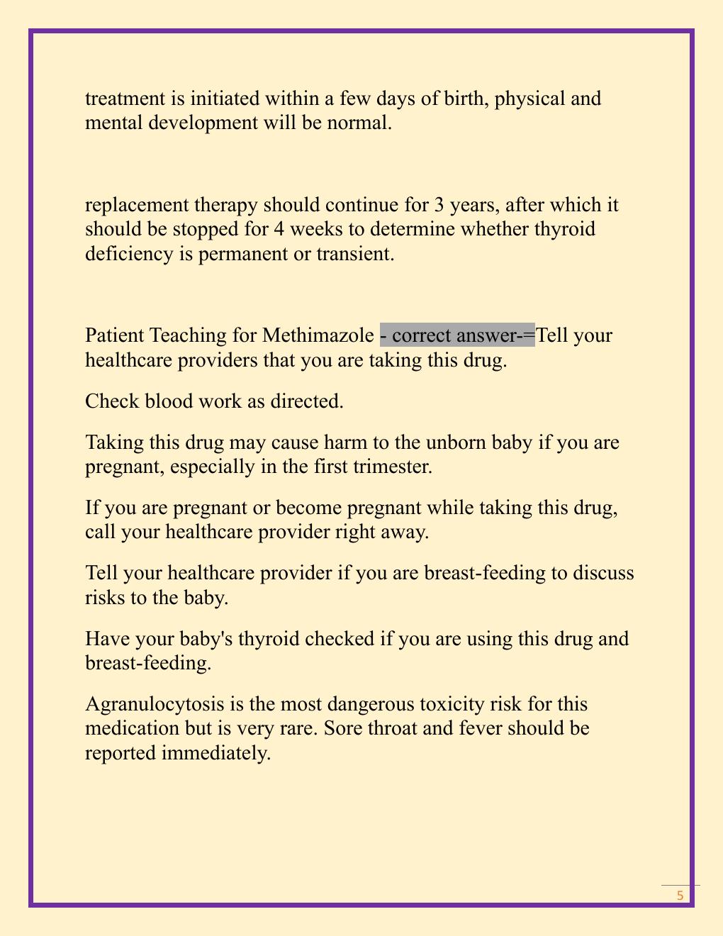 Preview page 5 of NR 565 Pharmacology Final Exam Questions with CORRECT