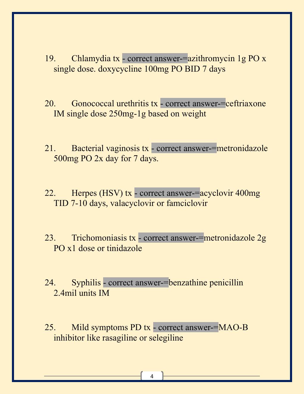 Preview page 4 of NR 566 Final Exam Questions with CORRECT Answers 100