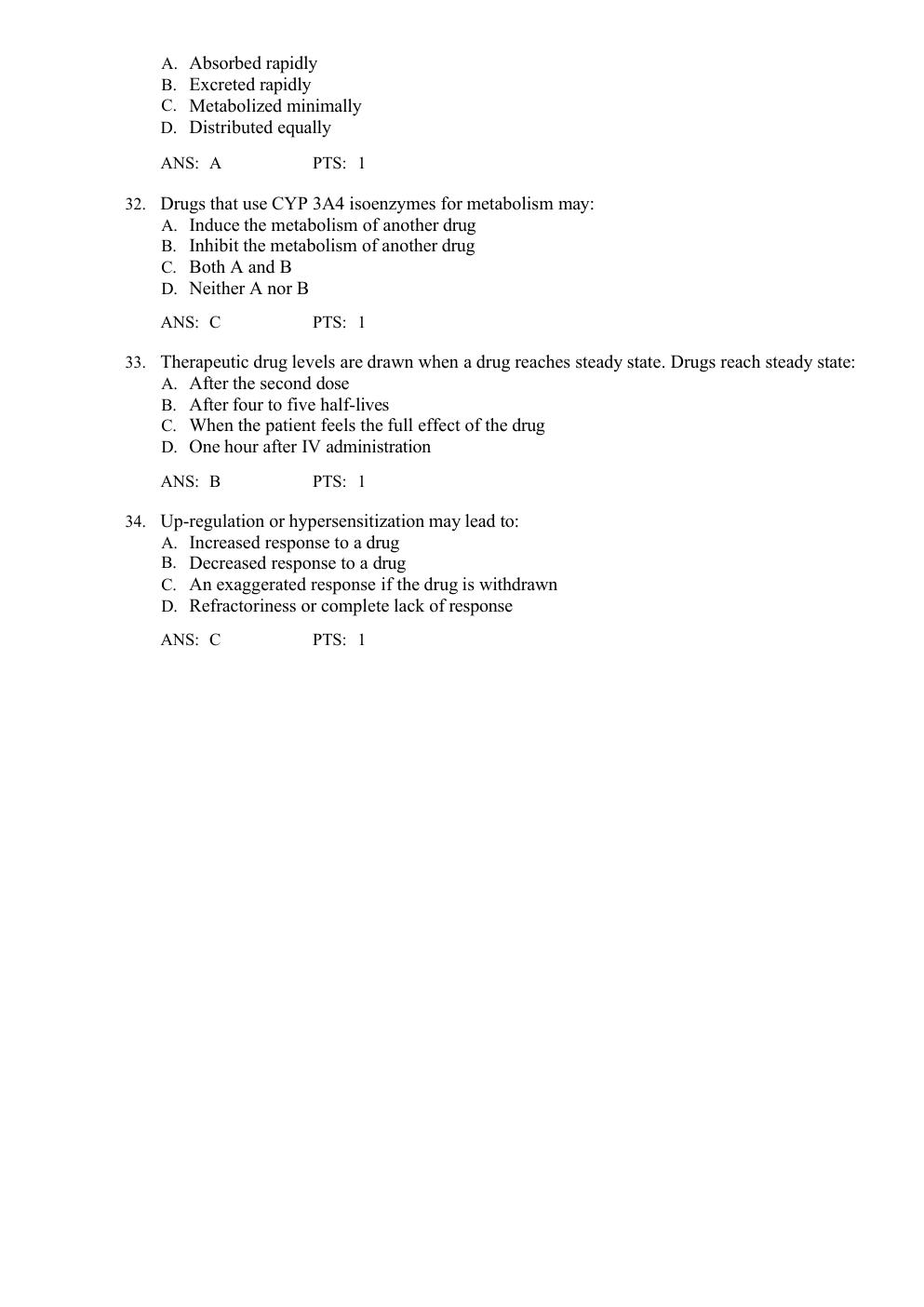 Preview page 8 of TEST BANK for Pharmacotherapeutics for Advanced Practice: A Practical Approach 5th Edition by Virginia Poole Arcangelo,
