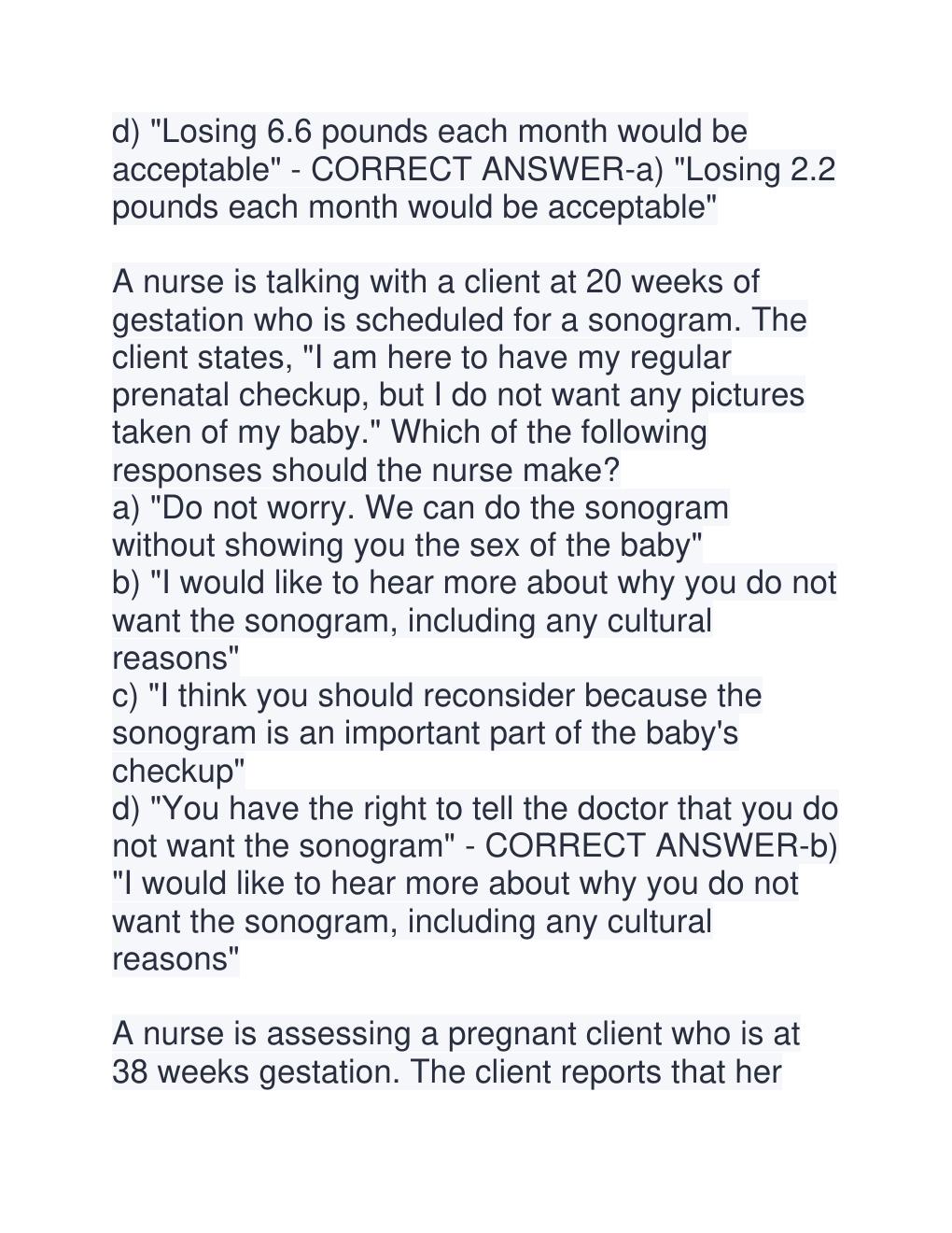 Preview page 4 of ATI RN Maternal Newborn 2026  Proctored Exam with NGN Package  Study and Test Practice.