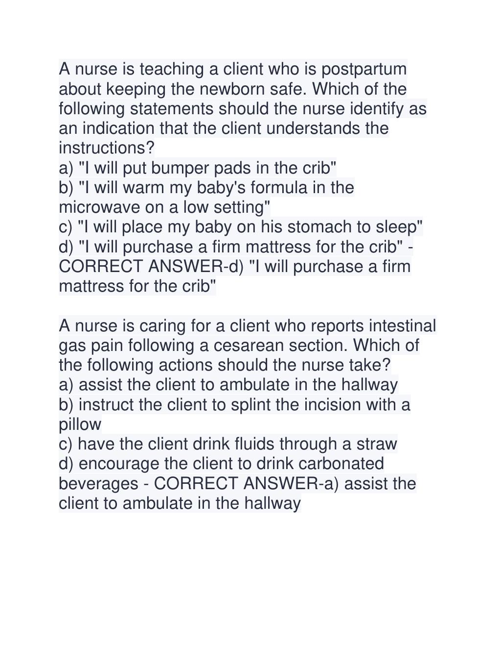 Preview page 6 of ATI RN Maternal Newborn 2026  Proctored Exam with NGN Package  Study and Test Practice.