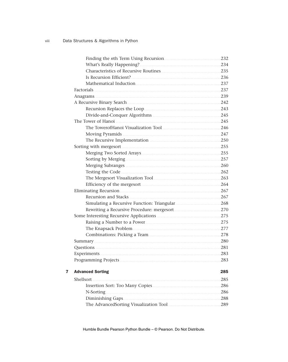 Preview page 9 of Data Structures & Algorithms in Python 1st Edition By Robert Lafore, Alan Broder, John Canning ISBN: 9780134855684