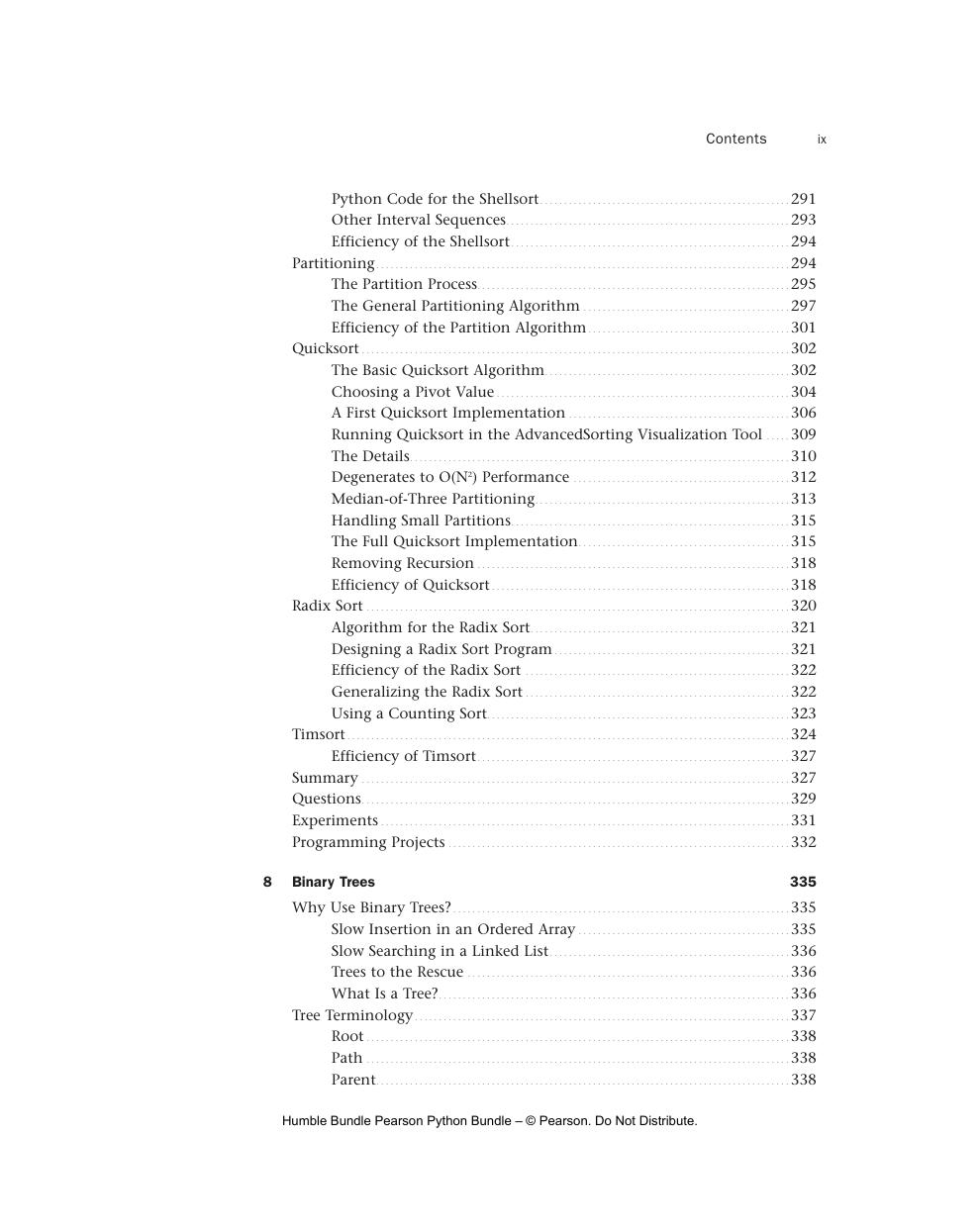Preview page 10 of Data Structures & Algorithms in Python 1st Edition By Robert Lafore, Alan Broder, John Canning ISBN: 9780134855684