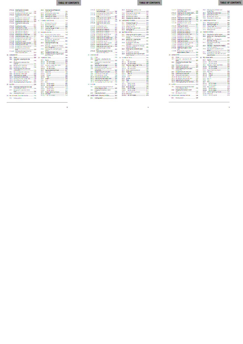 Preview page 7 of KTM 2019 - 125 150 Sx - Service Workshop Repair Manual