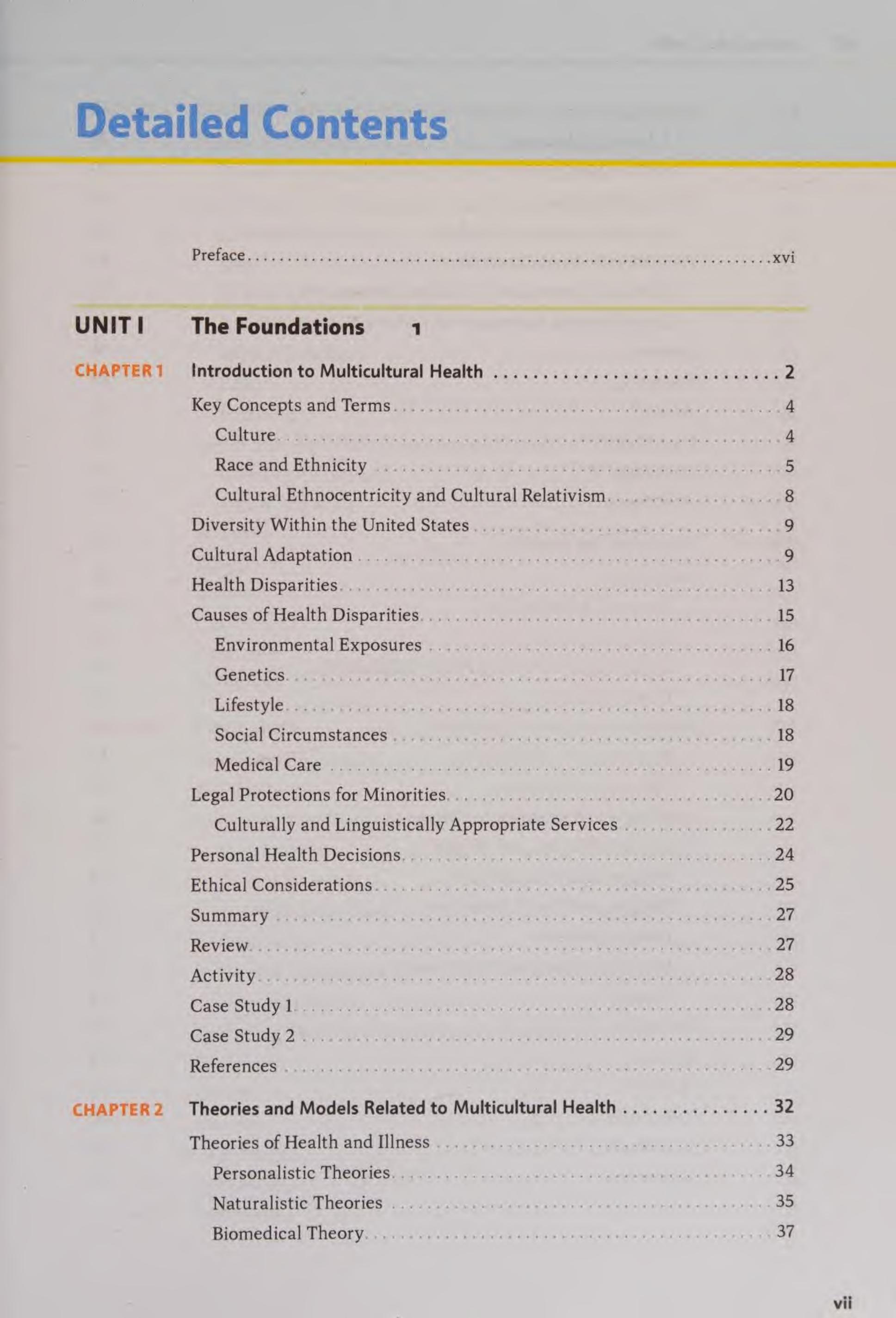 Preview page 7 of Multicultural Health 3rd Edition By Lois Ritter, Donald Graham