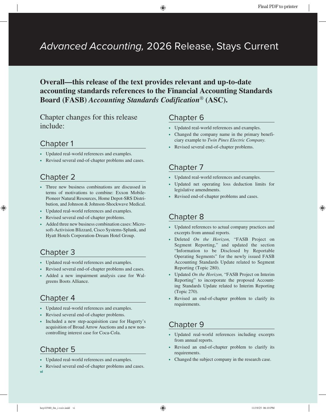 Preview page 7 of Advanced Accounting 2026 Release By Joe Ben Hoyle, Thomas Schaefer, Timothy Doupnik