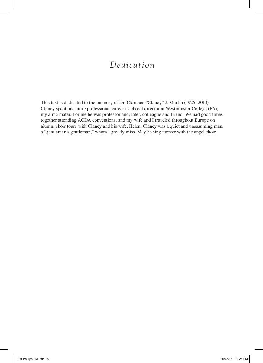 Preview page 6 of Directing the Choral Music Program 2nd Edition By Kenneth Phillips