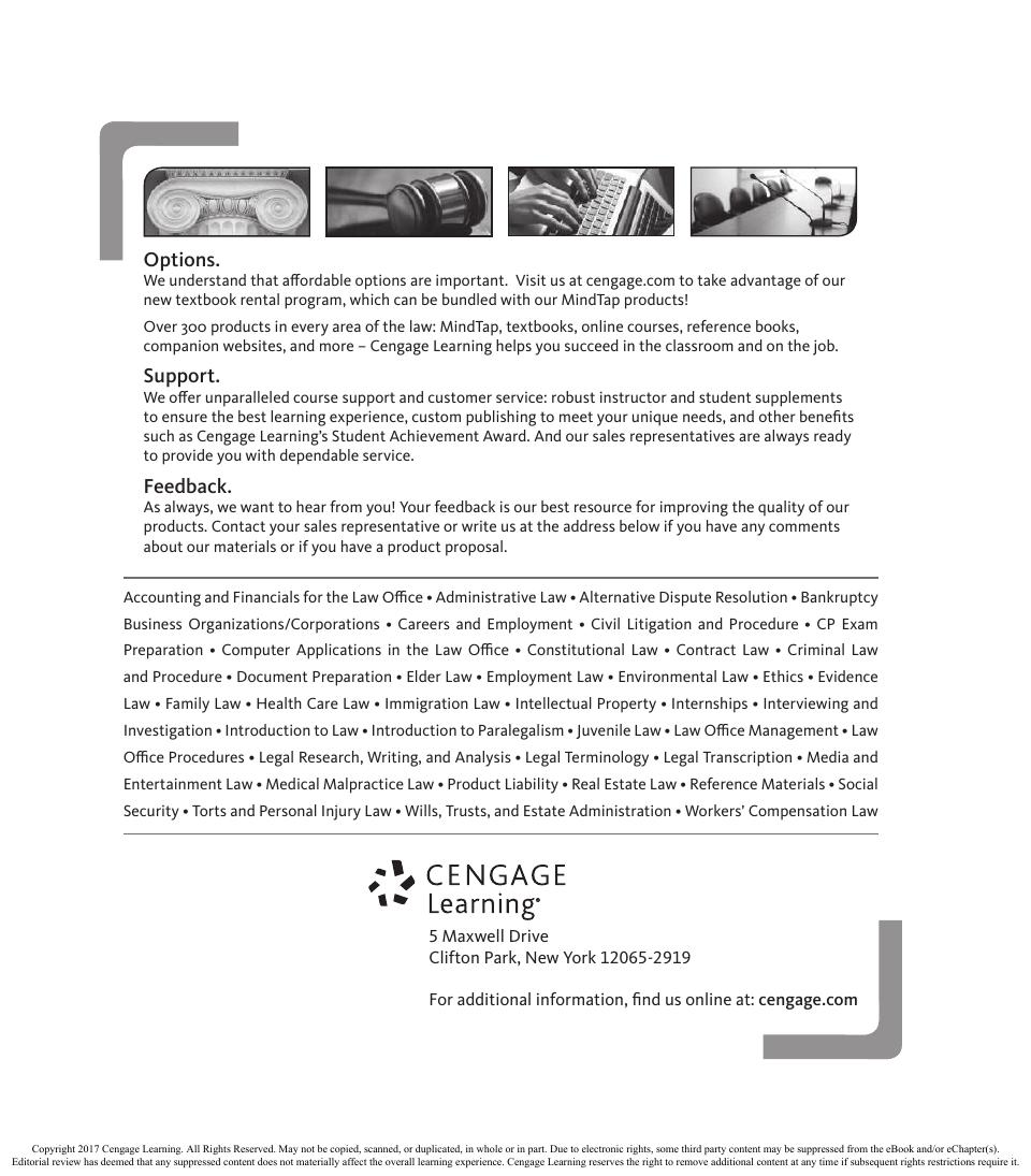Preview page 3 of Practical Law Office Management 4th Edition By Cynthia Traina Donnes