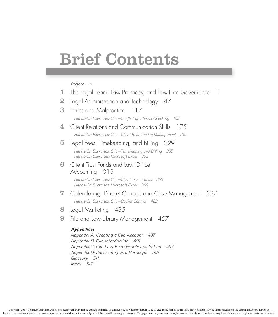 Preview page 8 of Practical Law Office Management 4th Edition By Cynthia Traina Donnes