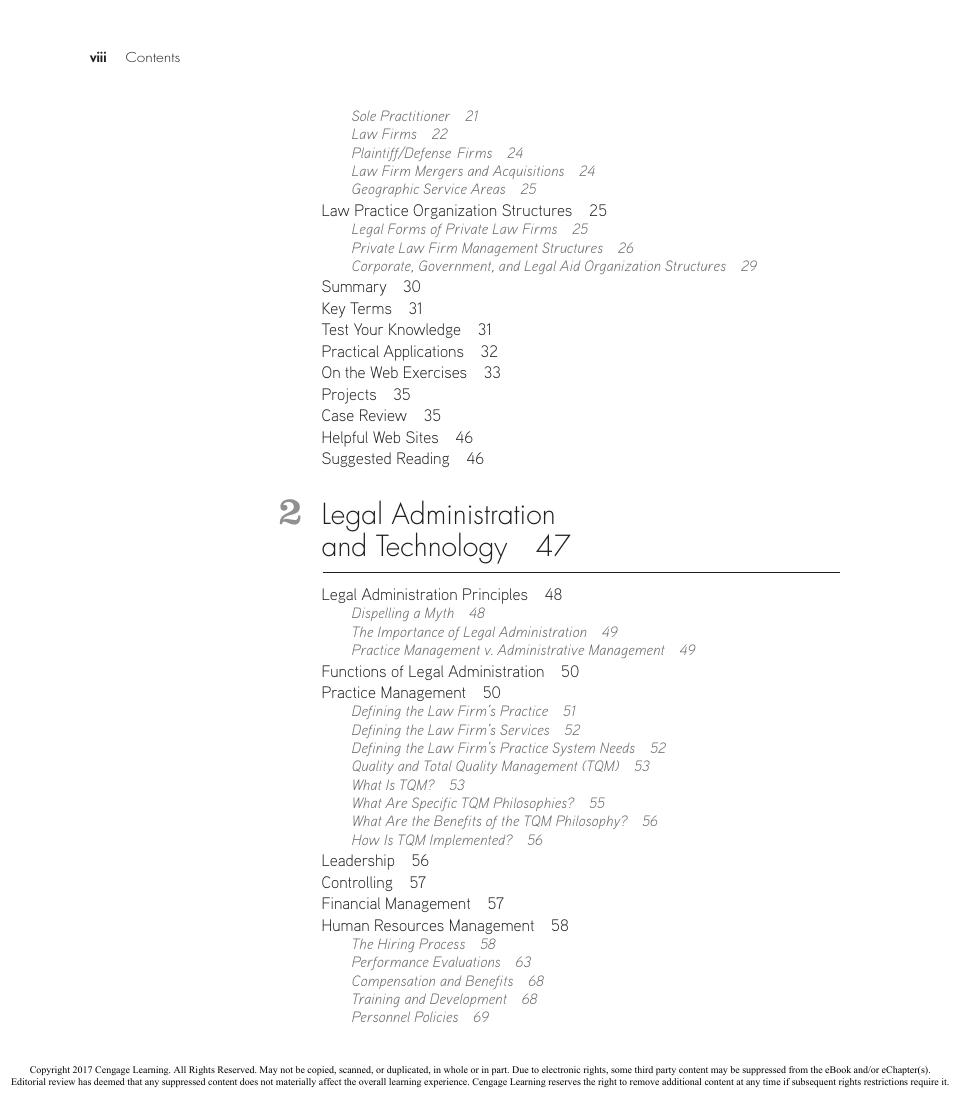 Preview page 10 of Practical Law Office Management 4th Edition By Cynthia Traina Donnes