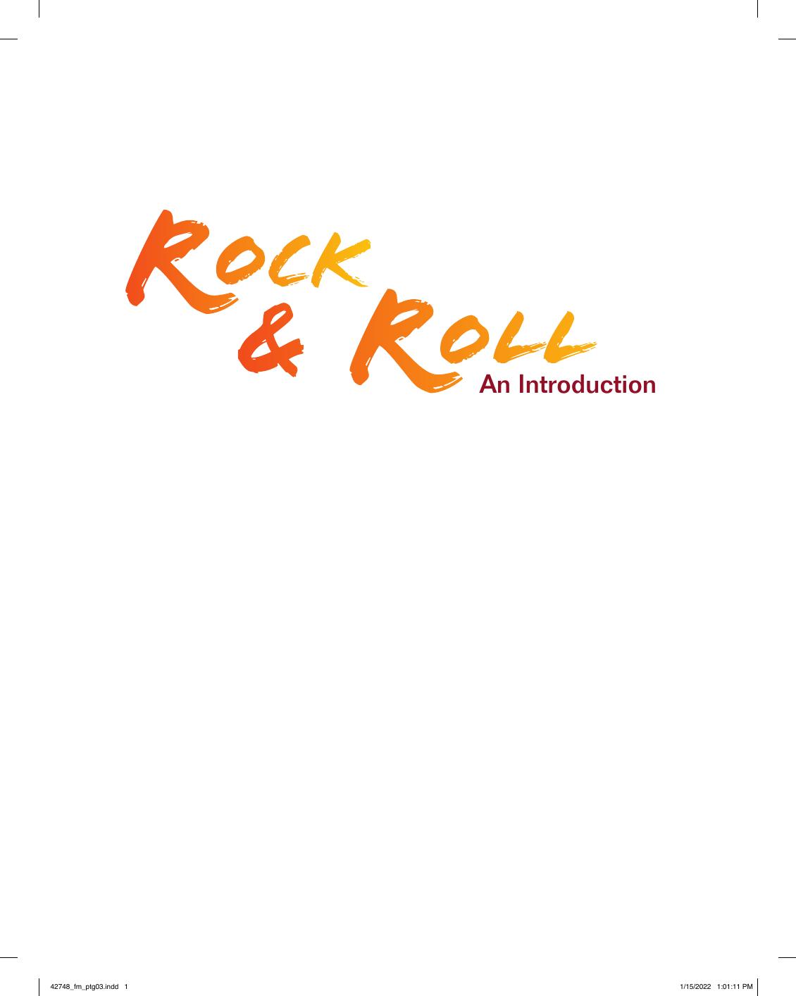 Preview page 2 of Rock and Roll An Introduction 3rd Edition By Michael Campbell
