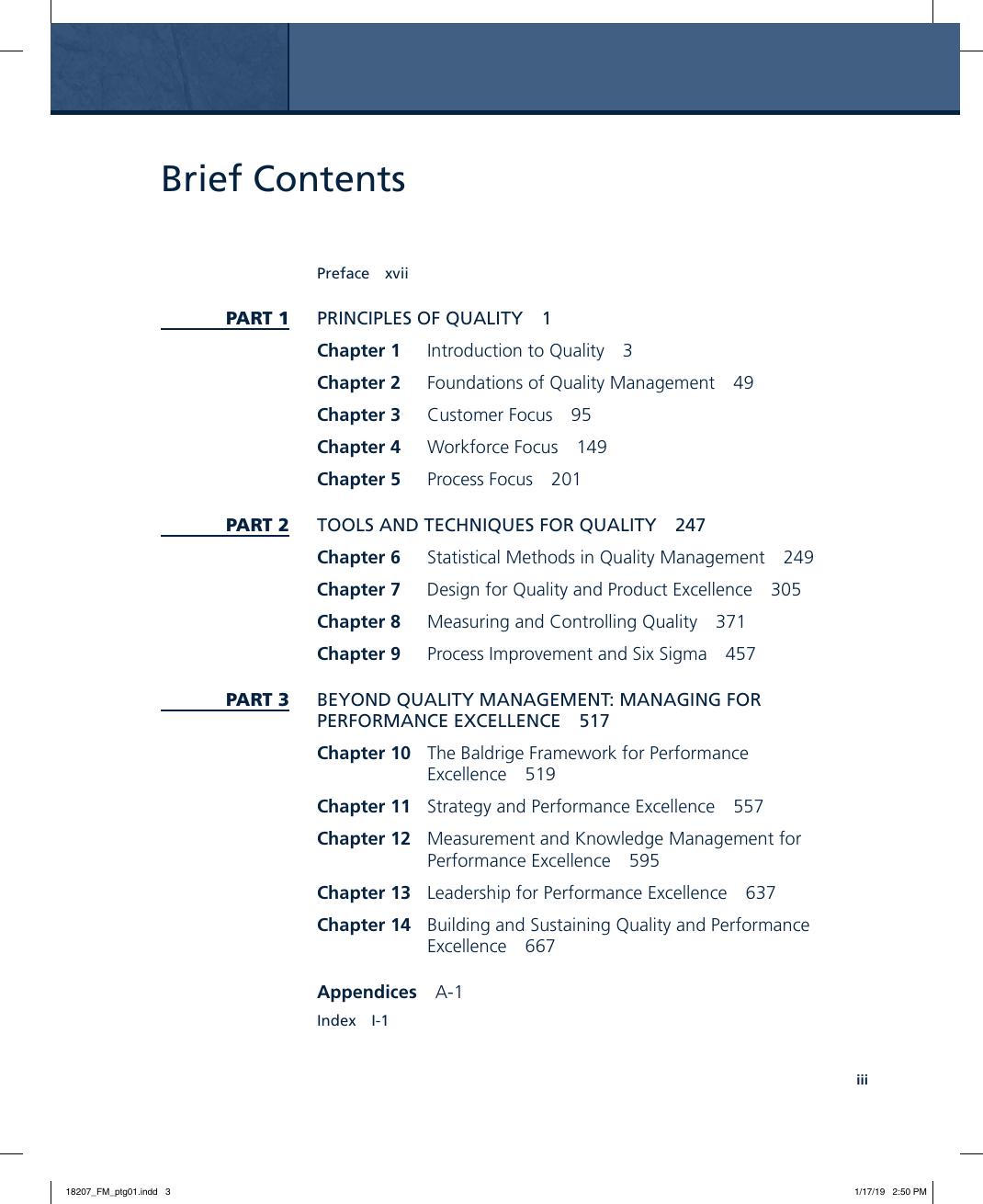 Preview page 4 of Managing for Quality and Performance Excellence 11th Edition By James Evans, William Lindsay