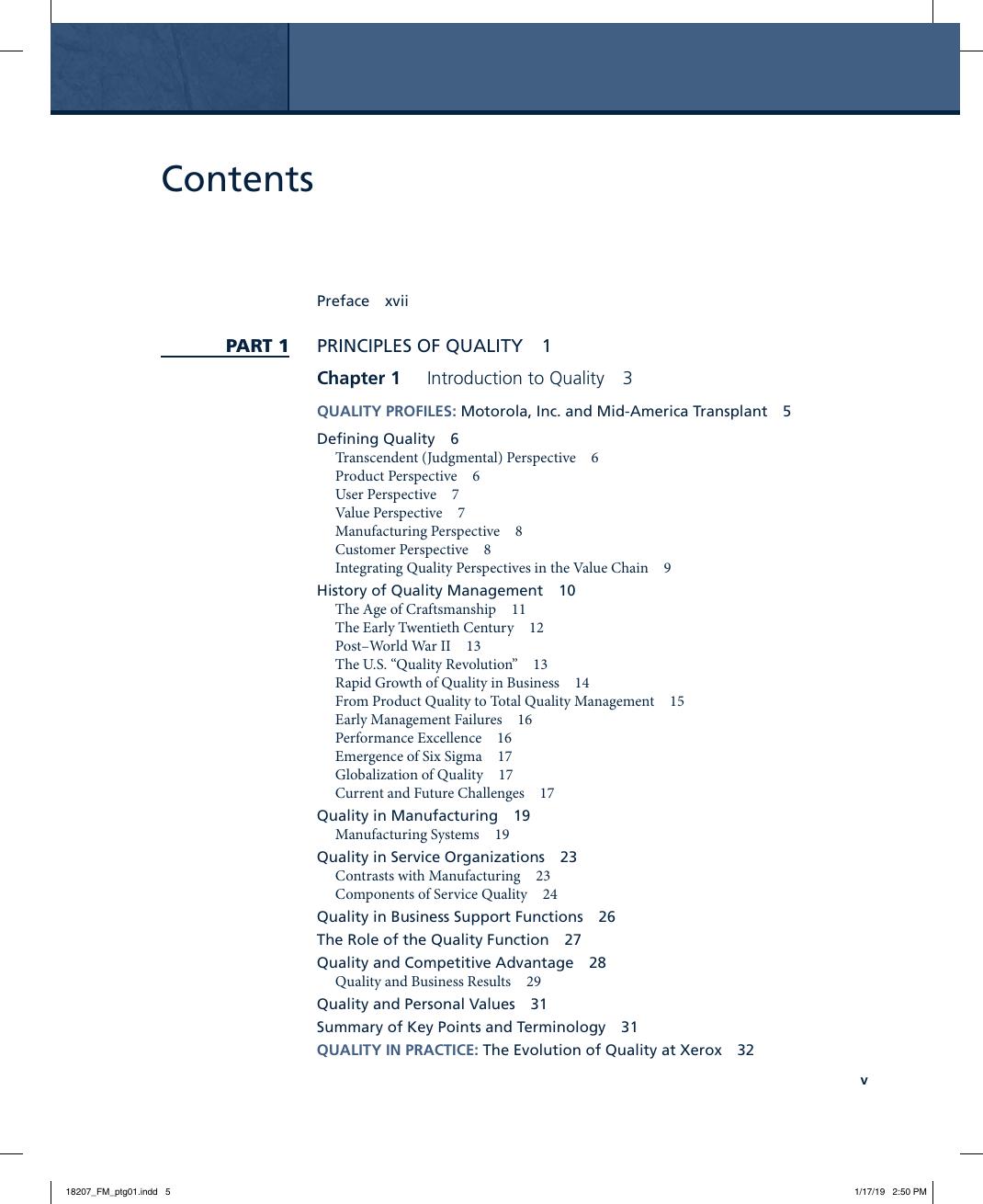Preview page 6 of Managing for Quality and Performance Excellence 11th Edition By James Evans, William Lindsay