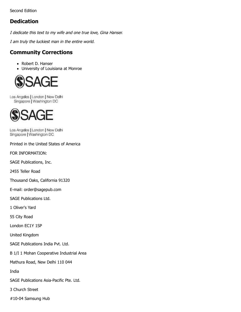 Preview page 3 of Community Corrections 2nd Edition By Robert Hanser