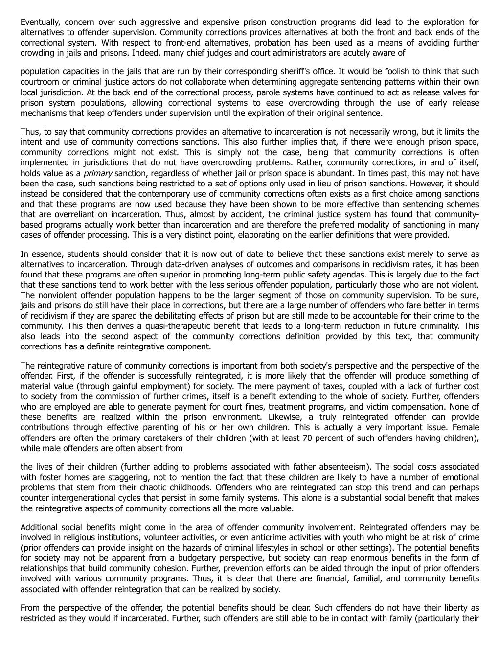 Preview page 10 of Community Corrections 2nd Edition By Robert Hanser