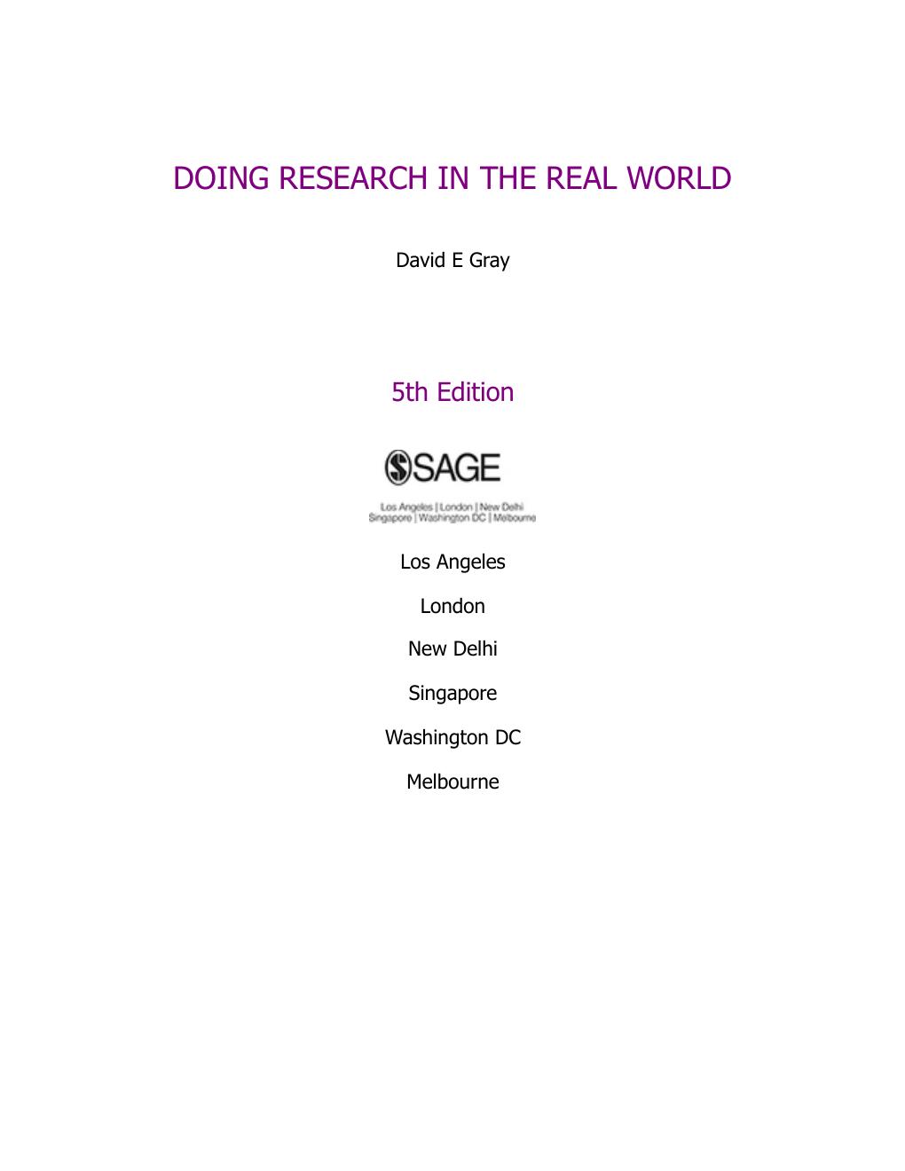 Preview page 4 of Doing Research in the Real World 5th Edition By David Gray