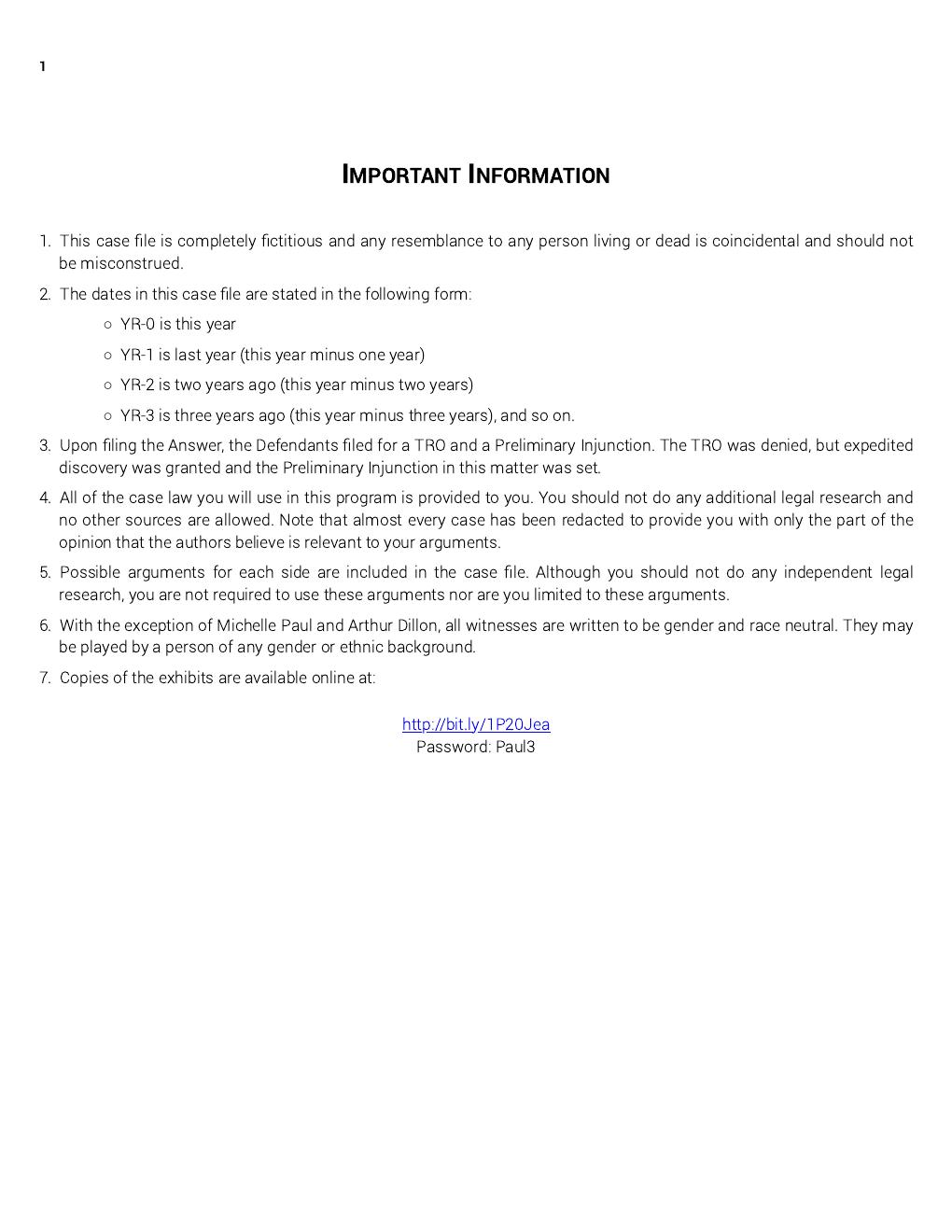 Preview page 8 of Paul v. Dynamo Sporting Goods, Dillon, and Hanson A Motion Practice Case Study, Materials for A's 3rd Edition By Morgan