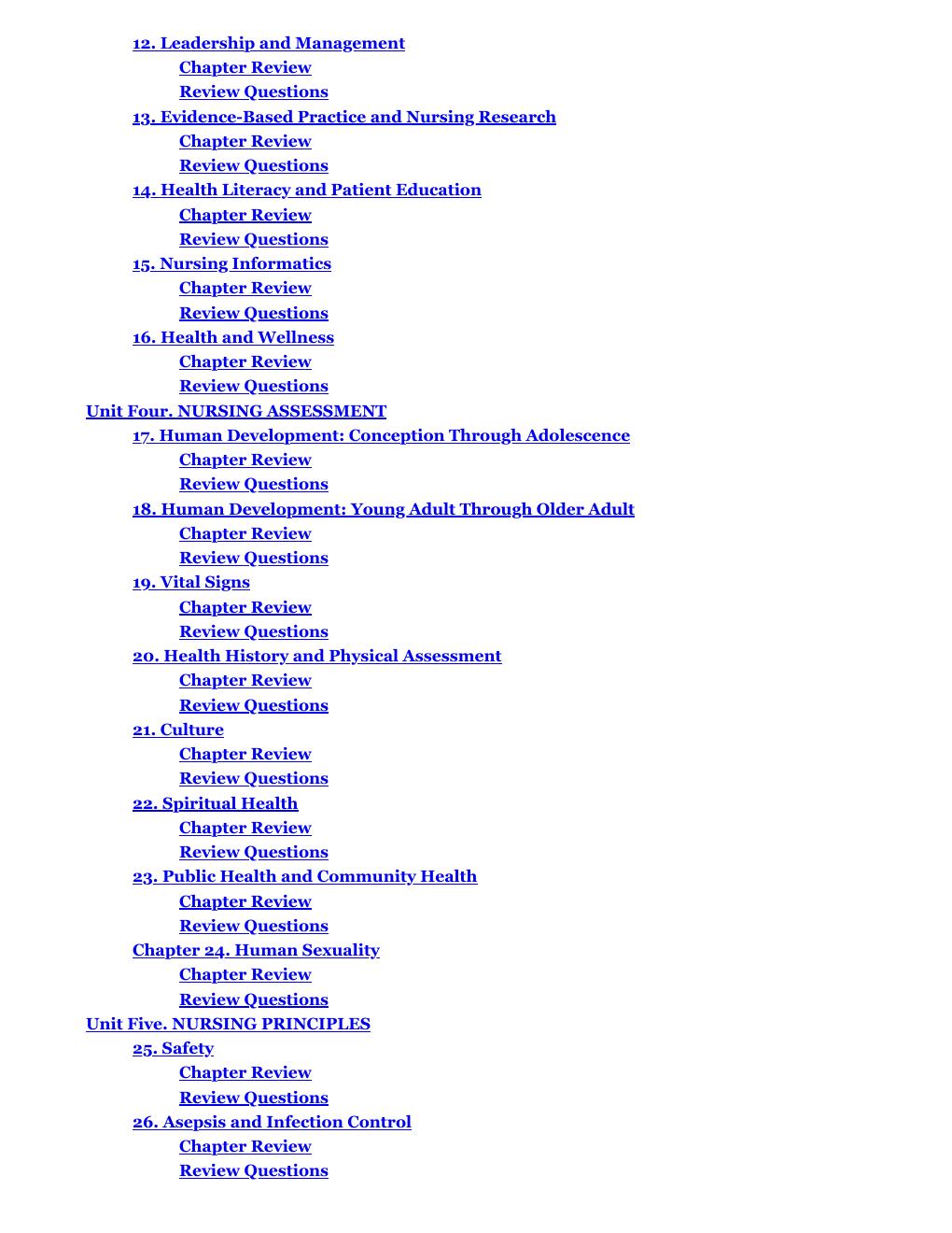 Preview page 4 of Study Guide for Fundamentals of Nursing 4th Edition By Barbara Yoost