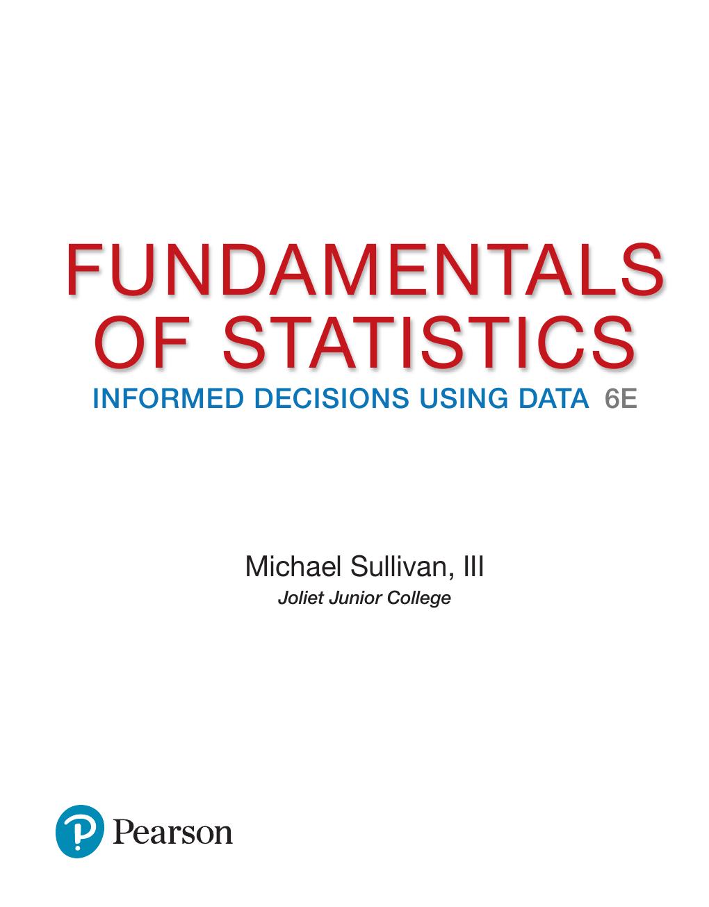 Preview page 5 of PDF(ebook) Statistics Informed Decisions Using Data, By Michael Sullivan III,6e