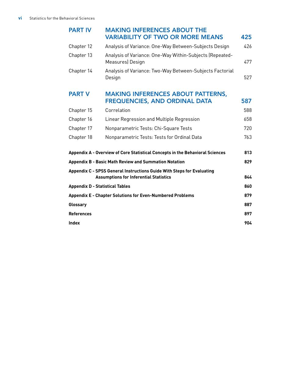 Preview page 7 of PDF(ebook) Statistics for the Behavioral Sciences, By Gregory J. Privitera, 4e