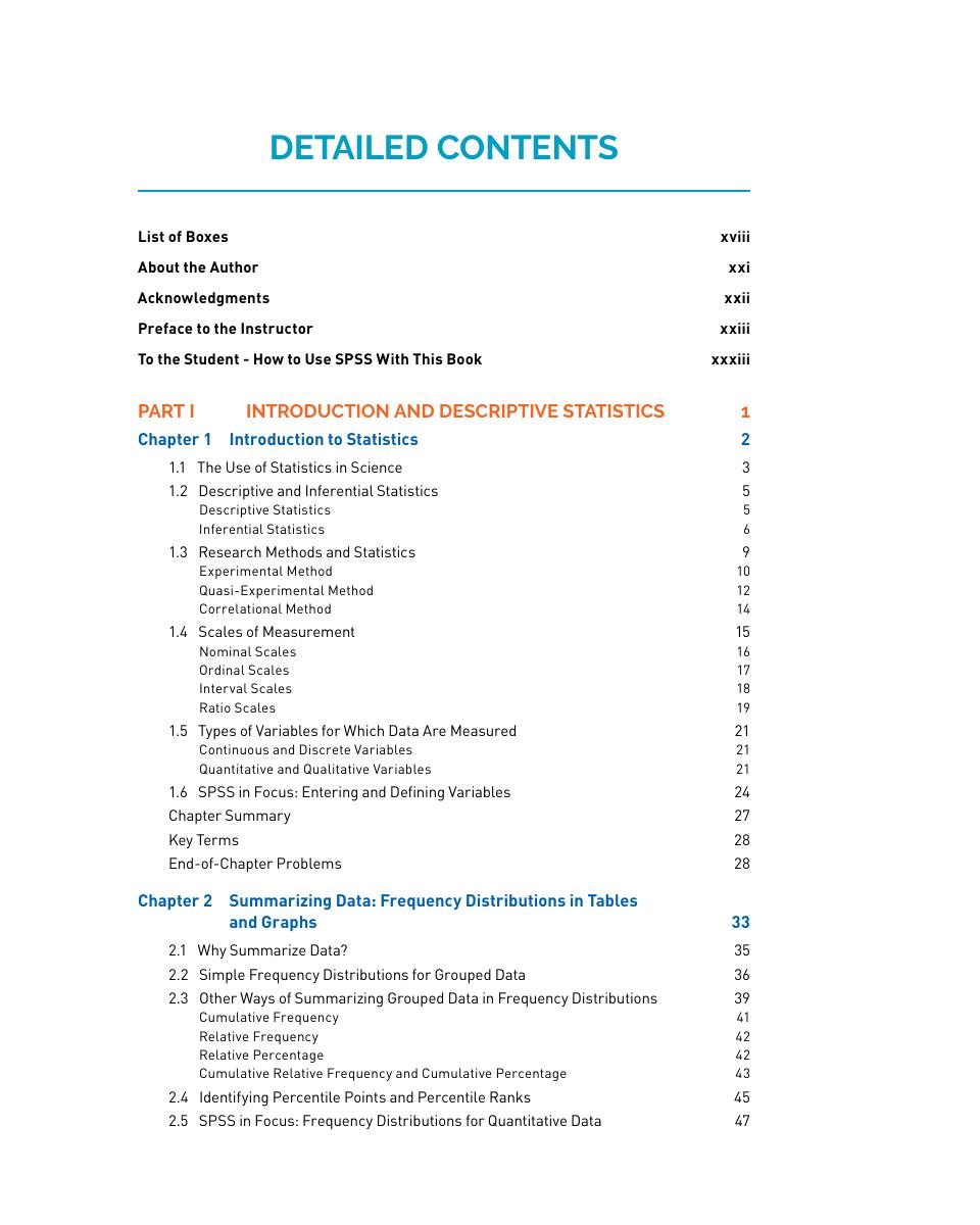 Preview page 8 of PDF(ebook) Statistics for the Behavioral Sciences, By Gregory J. Privitera, 4e