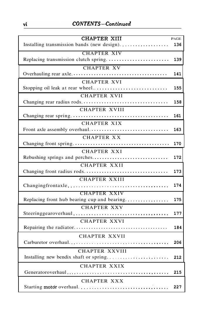 Preview page 3 of 1909-1927 Ford Model T, TT Service Manual
