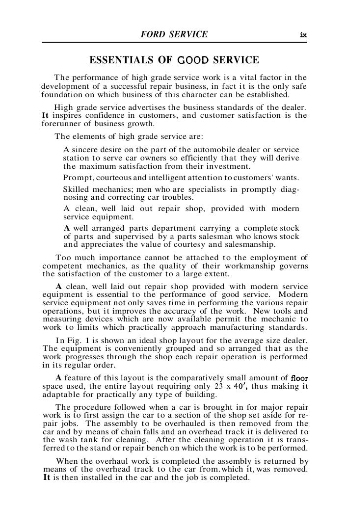 Preview page 6 of 1909-1927 Ford Model T, TT Service Manual
