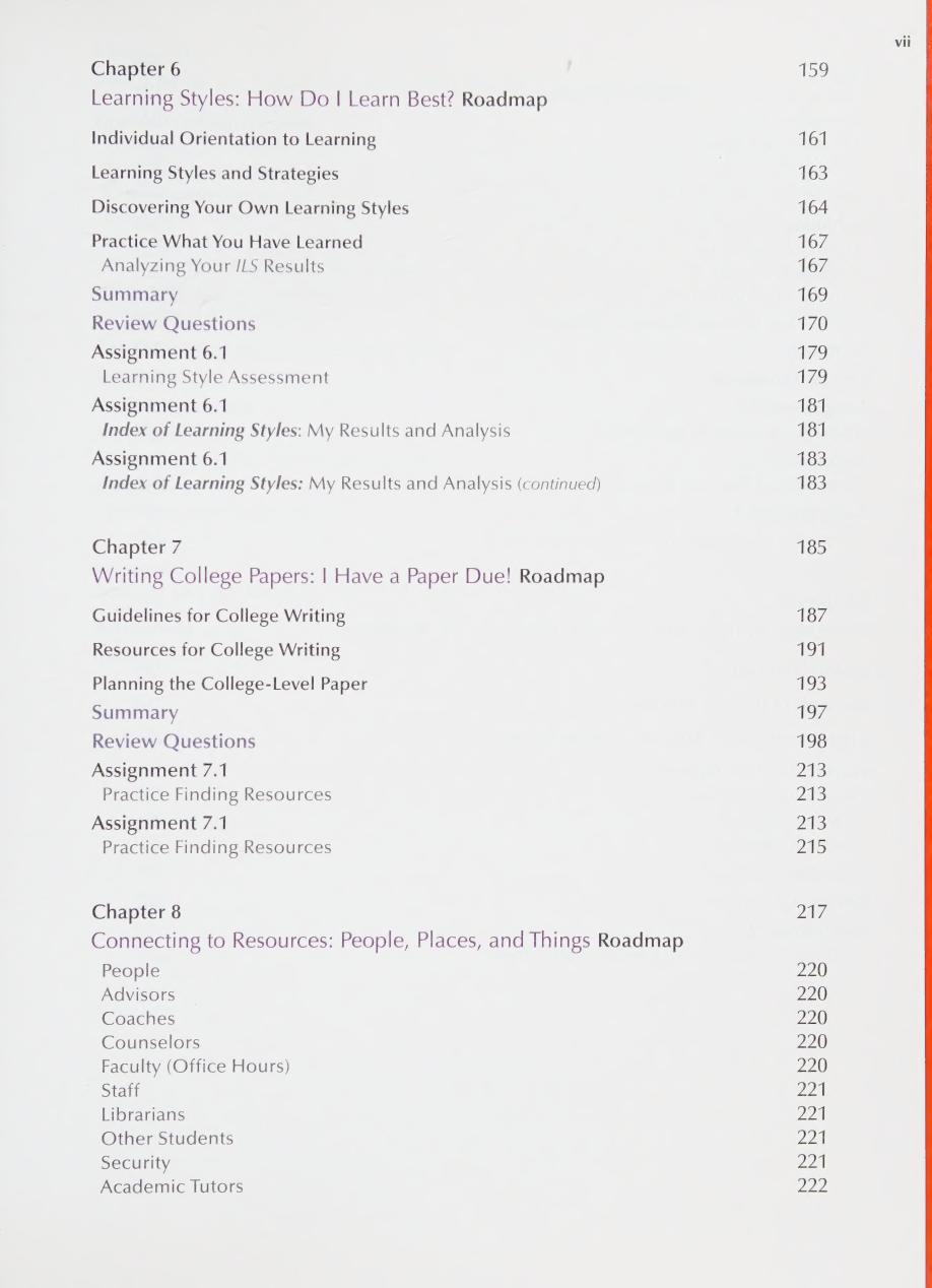 Preview page 7 of College Success a Concise Practical Guide 6th Edition By David Strickland, Carol Strickland