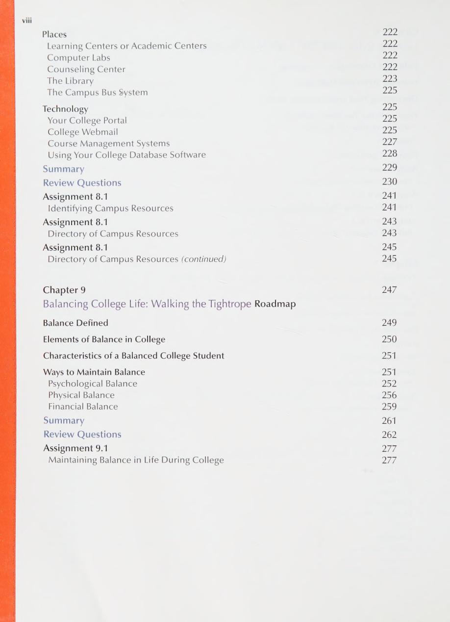 Preview page 8 of College Success a Concise Practical Guide 6th Edition By David Strickland, Carol Strickland