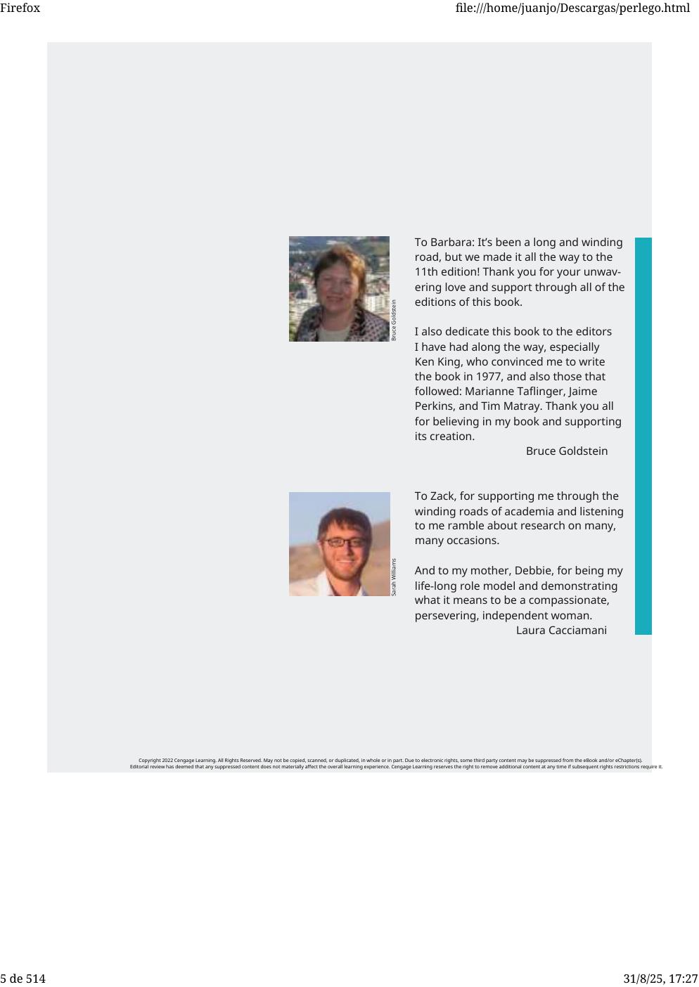 Preview page 5 of eBook [PDF] Sensation and Perception By E. Bruce Goldstein, James Brockmole