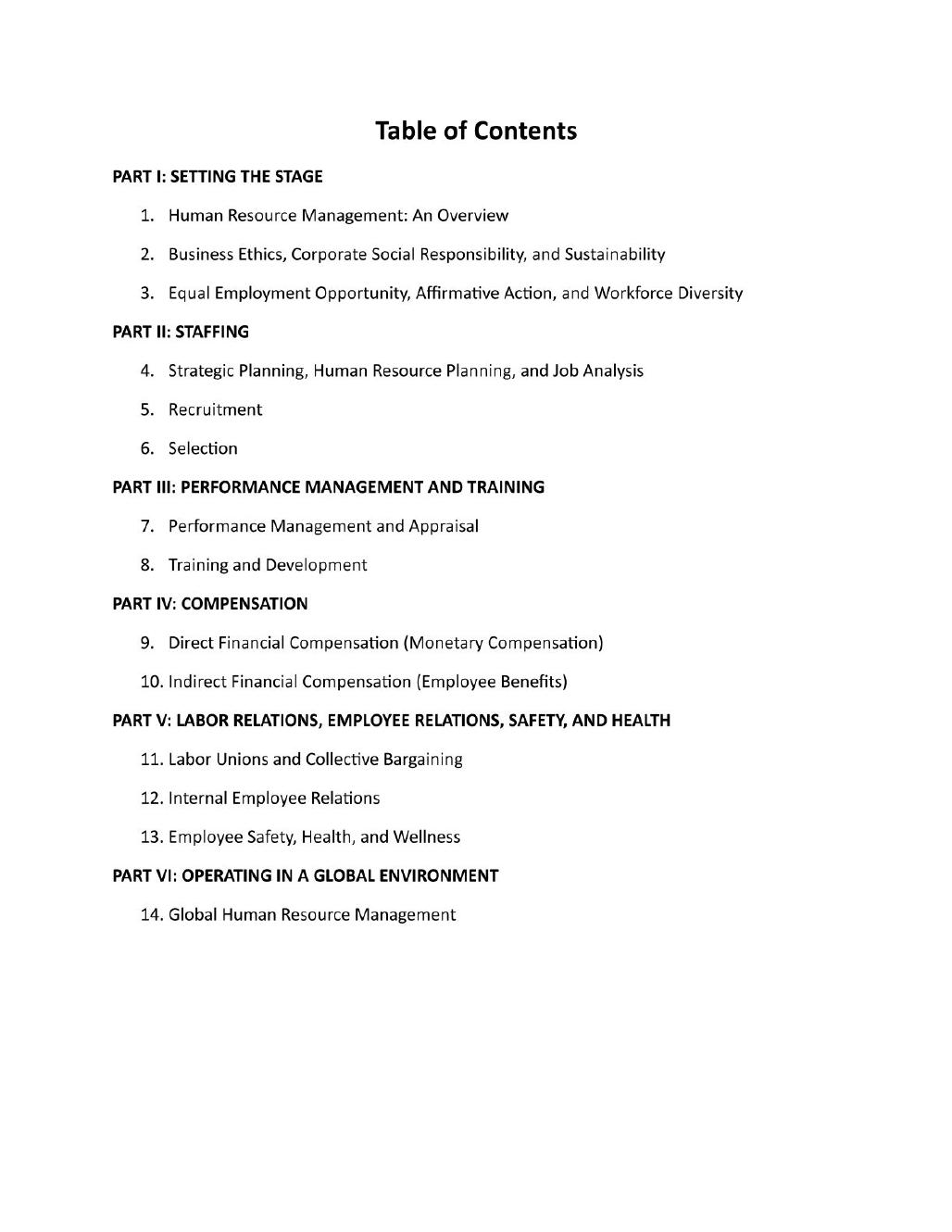 Preview page 2 of Instructor Manual For Human Resource Management 15th Edition By Joseph Martocchio