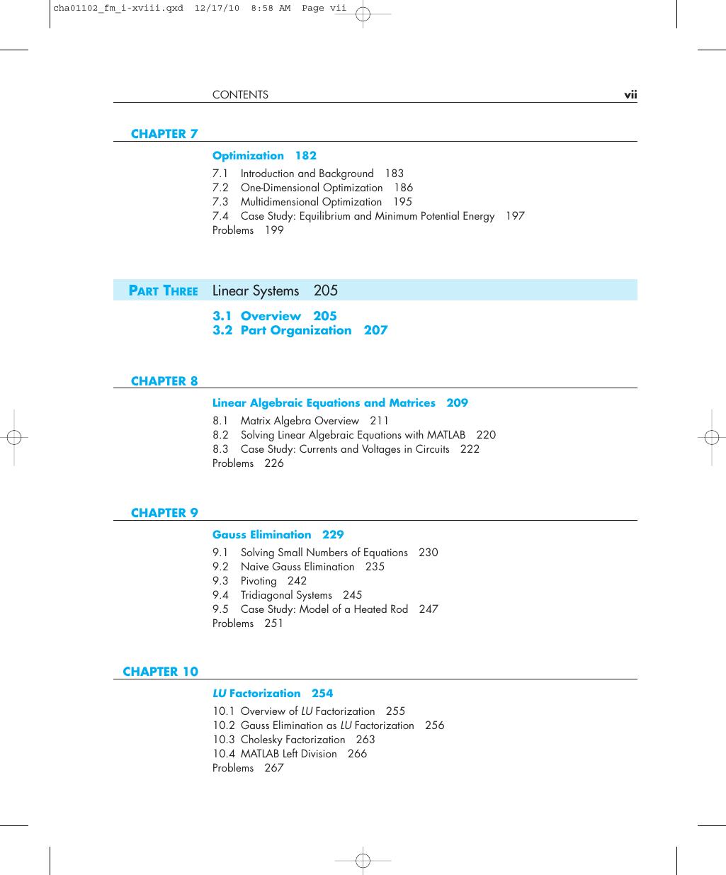 Preview page 9 of Applied Numerical Methods With MATLAB for Engineers & Scientists 3rd Edition By Steven Chapra