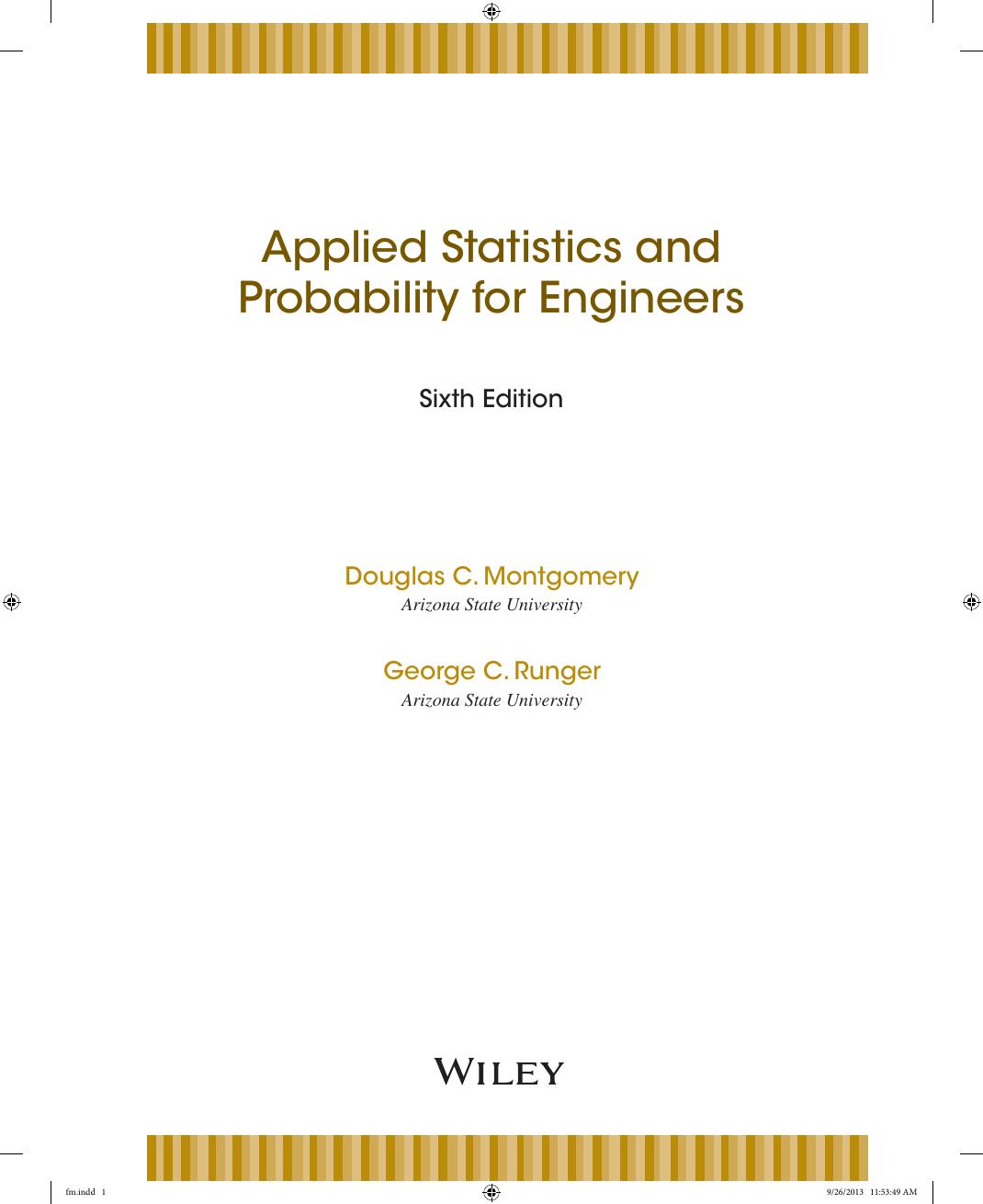 Preview page 5 of Applied Statistics and Probability for Engineers 6th Edition By Douglas Montgomery, George Runger