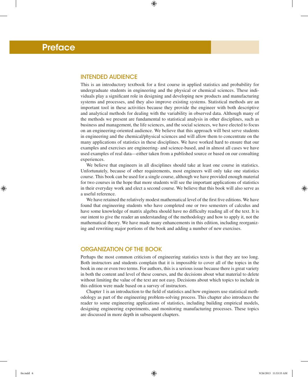 Preview page 10 of Applied Statistics and Probability for Engineers 6th Edition By Douglas Montgomery, George Runger
