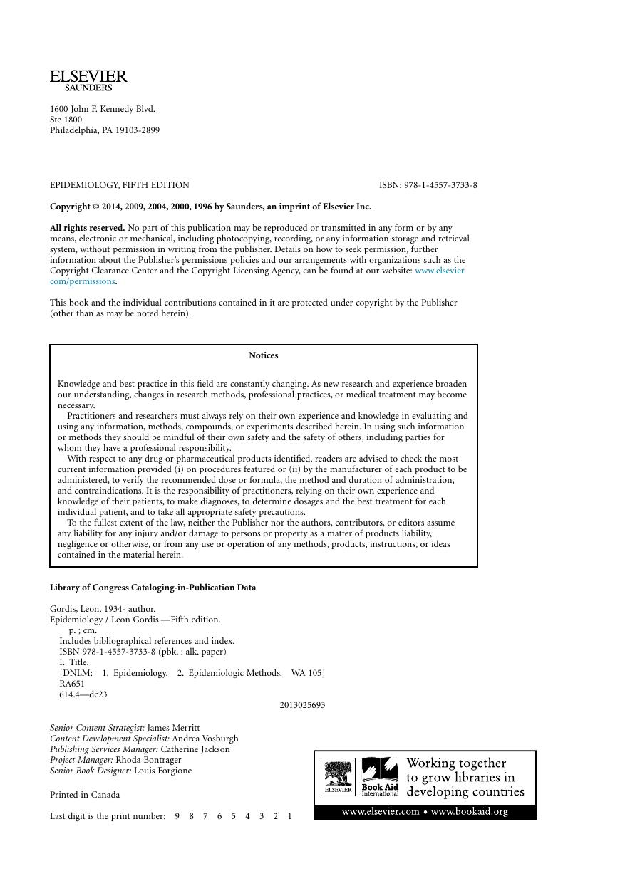 Preview page 6 of Epidemiology 5th Edition By Leon Gordis